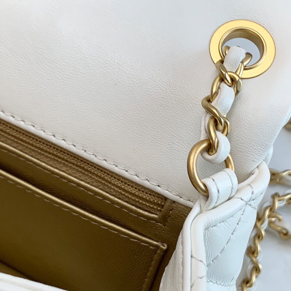 Ch**el Pearl Crush Mini Rectangular Flap Bag