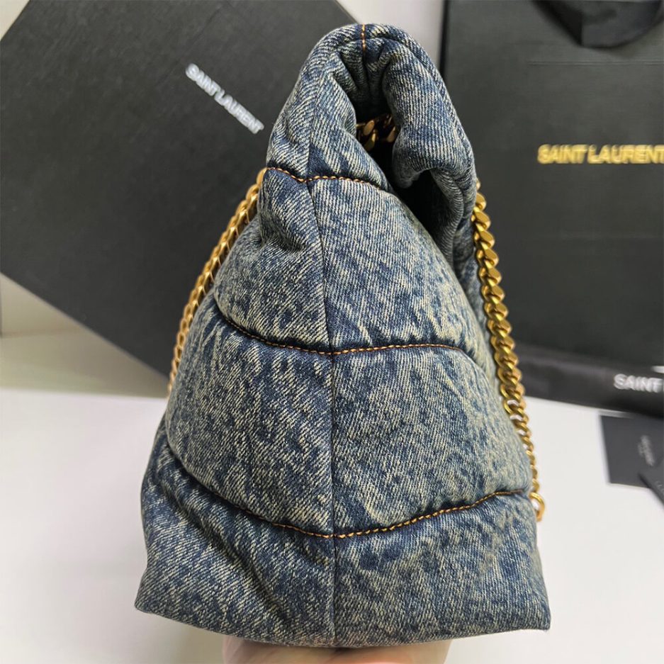 y51 puffer medium in suede and De*1m