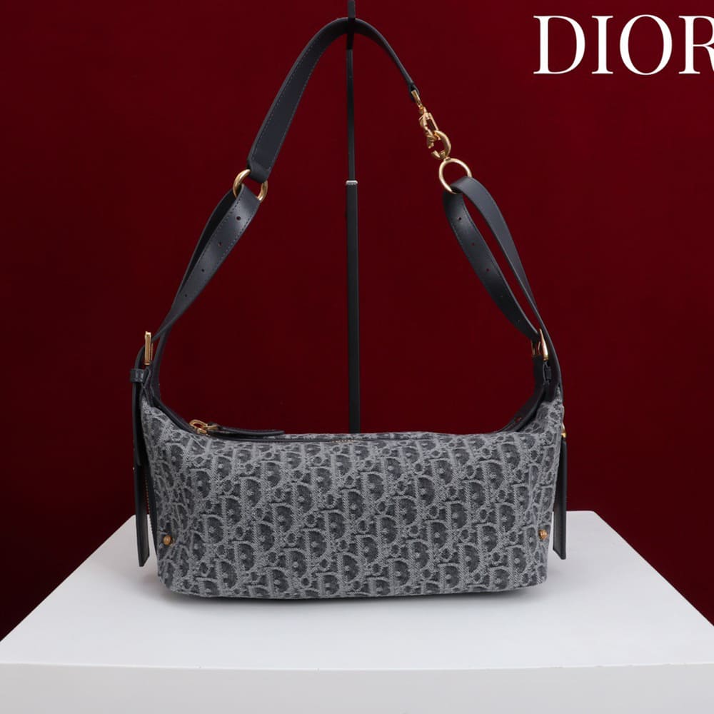 D10r Small D-Journey Bag in Two-Tone Calfskin(HIGH-END GRADE)