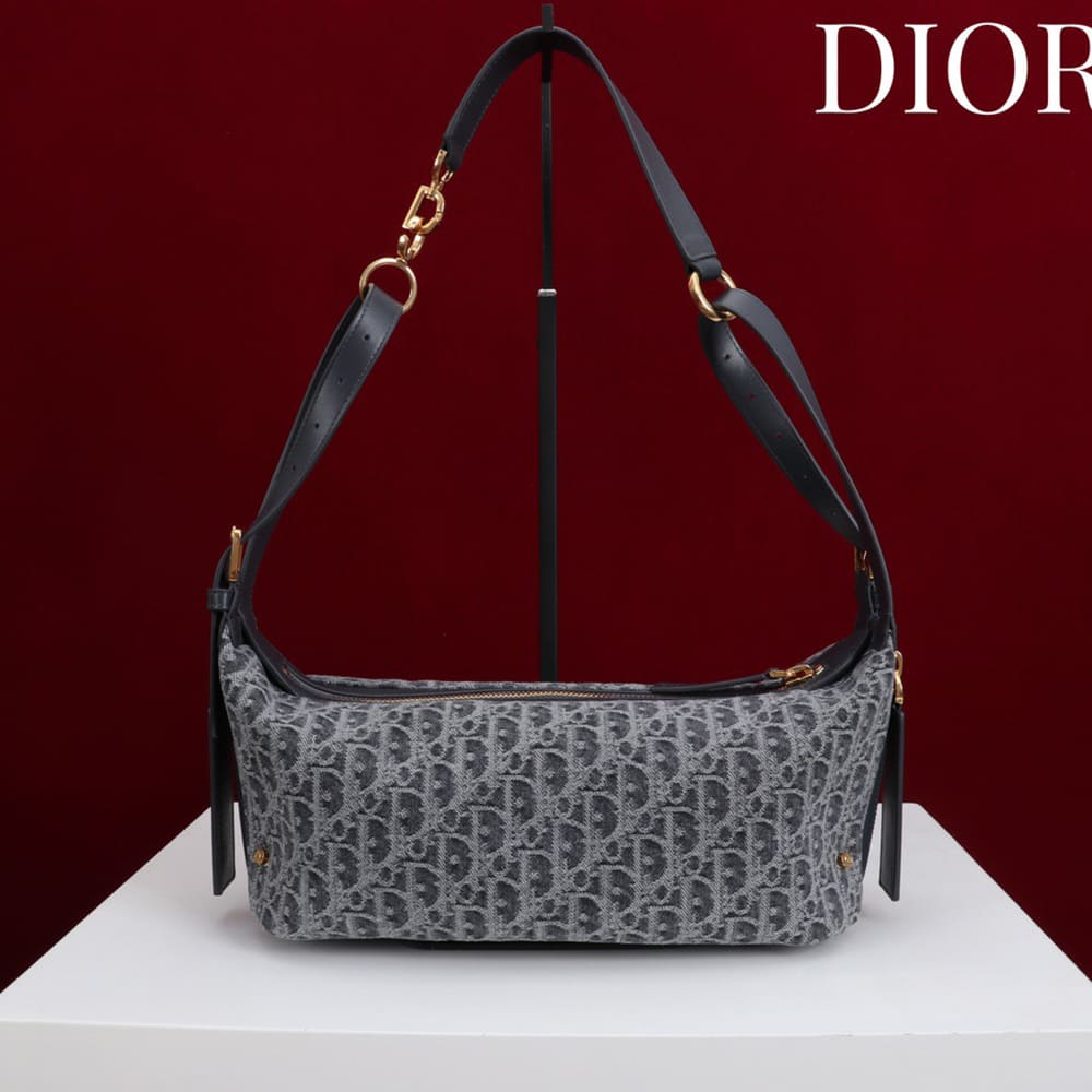 D10r Small D-Journey Bag in Two-Tone Calfskin(HIGH-END GRADE)