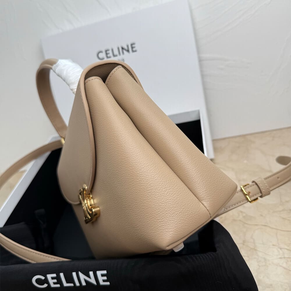 Ce1i*e MEDIUM NINO BAG IN S*pPLE GRAINED CALFSKIN(HIGH-END GRADE)