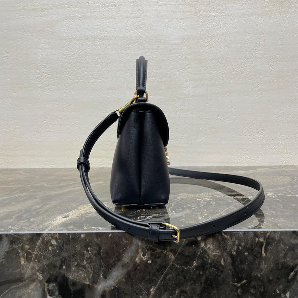 Ce1i*e TEEN NINO BAG IN SMOOTH SATINATED CALFSKIN(HIGH-END GRADE)