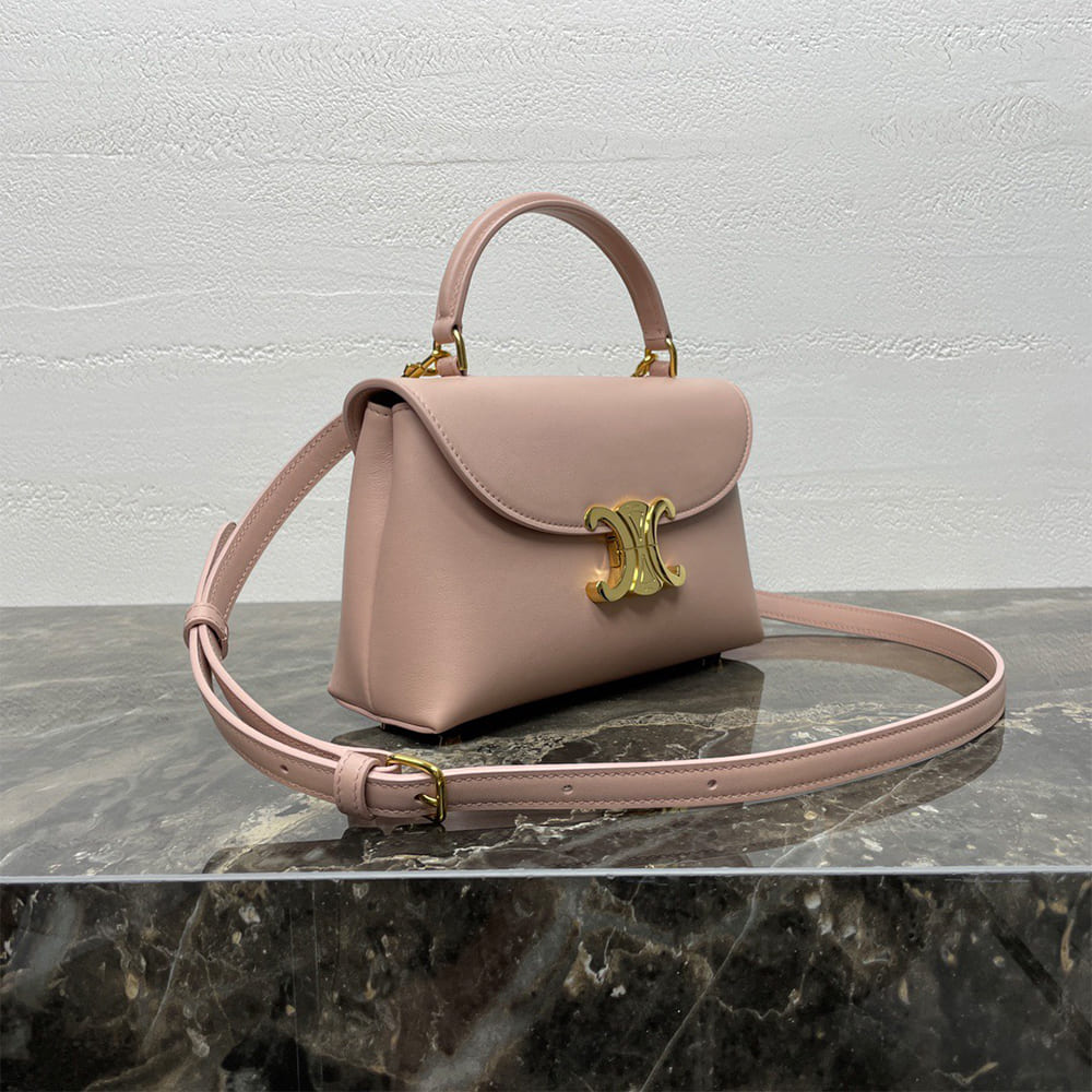 Ce1i*e TEEN NINO BAG IN SMOOTH SATINATED CALFSKIN(HIGH-END GRADE)