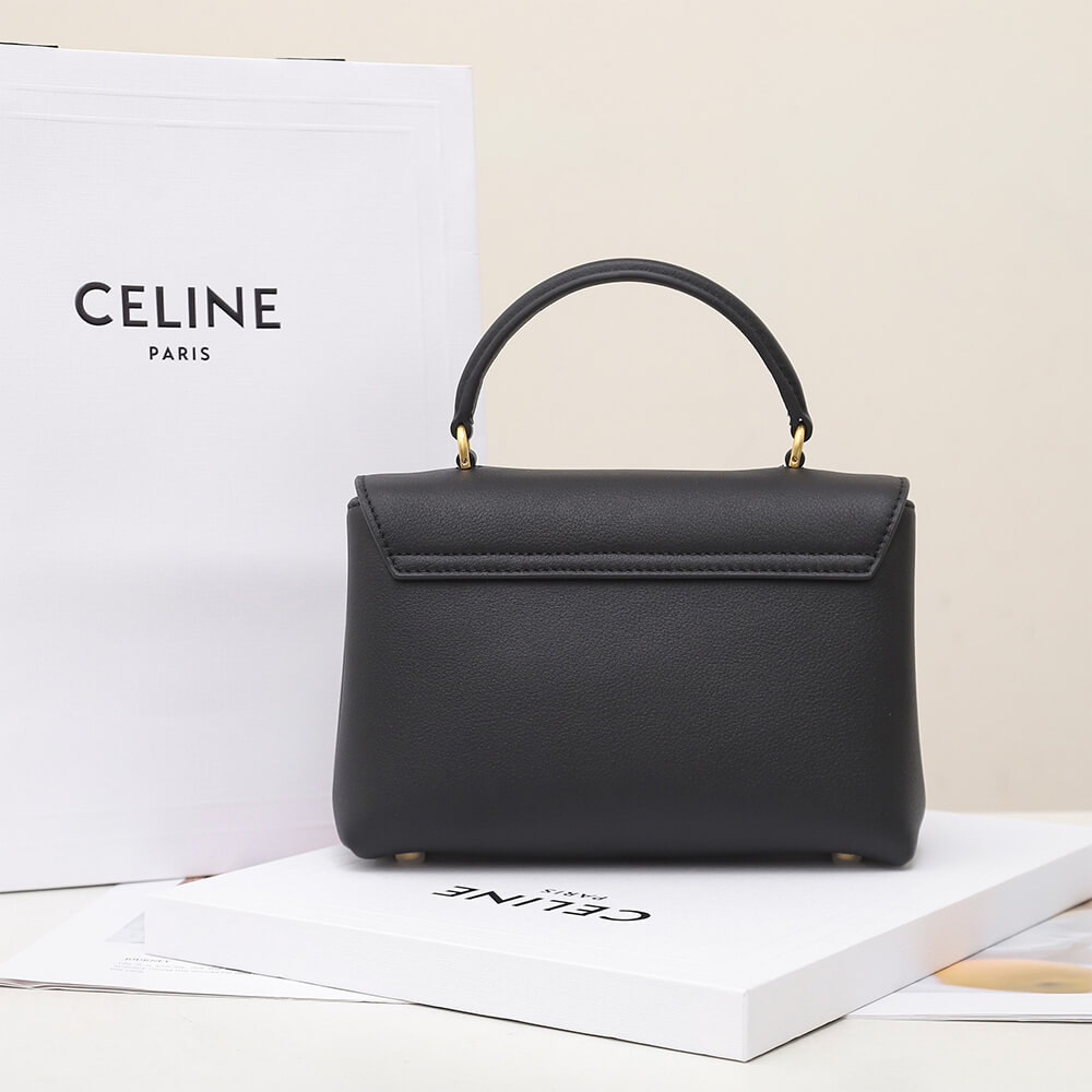 Ce1i*e TEEN NINO BAG IN S*pPLE GRAINED CALFSKIN(HIGH-END GRADE)