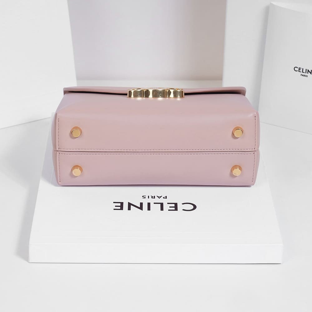 Ce1i*e TEEN NINO BAG IN SMOOTH SATINATED CALFSKIN(HIGH-END GRADE)