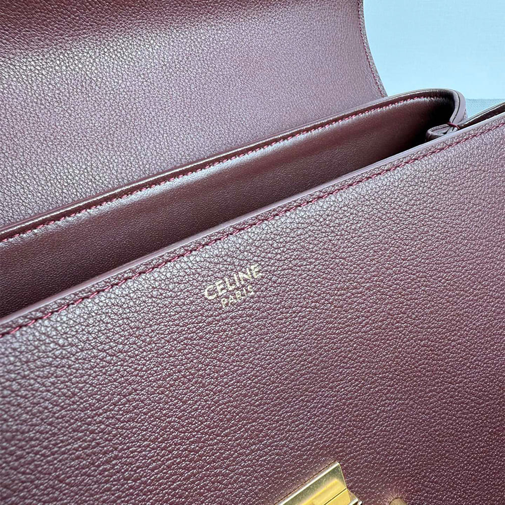 Ce1i*e MEDIUM NINO BAG IN S*pPLE GRAINED CALFSKIN(HIGH-END GRADE)